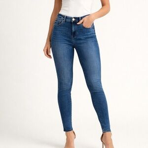 Express Dark Blue Women's “Skinny High Rise Ultra Hyper stretch” Jeans/ jegging